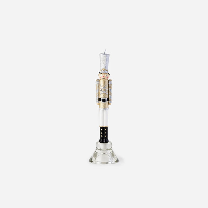 Nutcracker Taper Candle, Gold