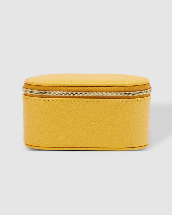 Olive Rectangle Jewelry Case, Sunflower
