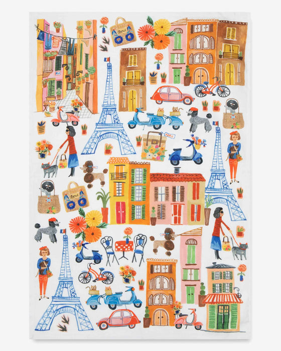 Ooh La La Cotton Tea Towel