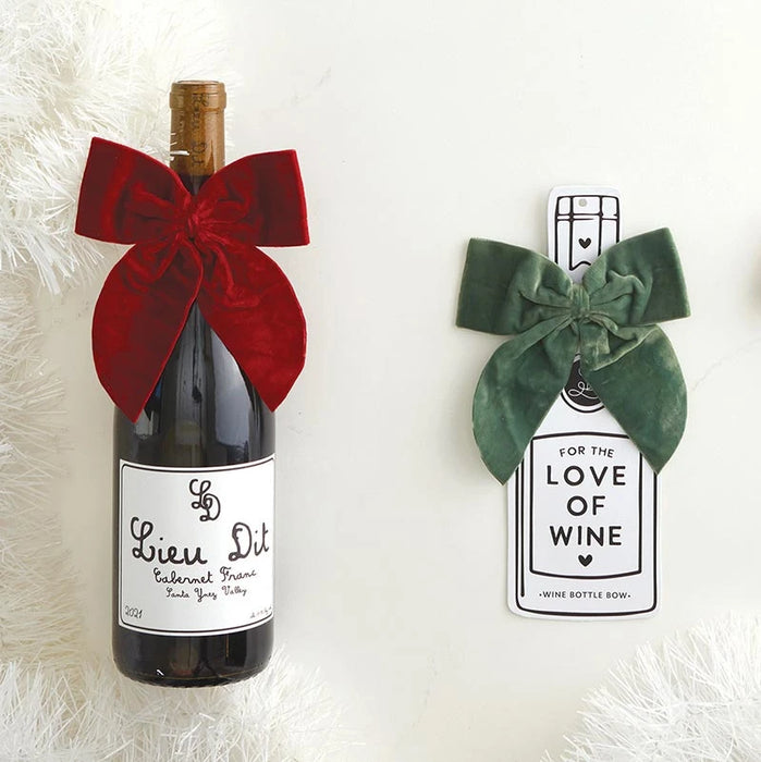 Red Wine Bottle Bow