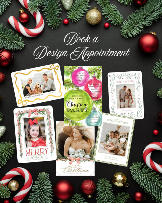 Design Appointment for Christmas Cards & Invitations
