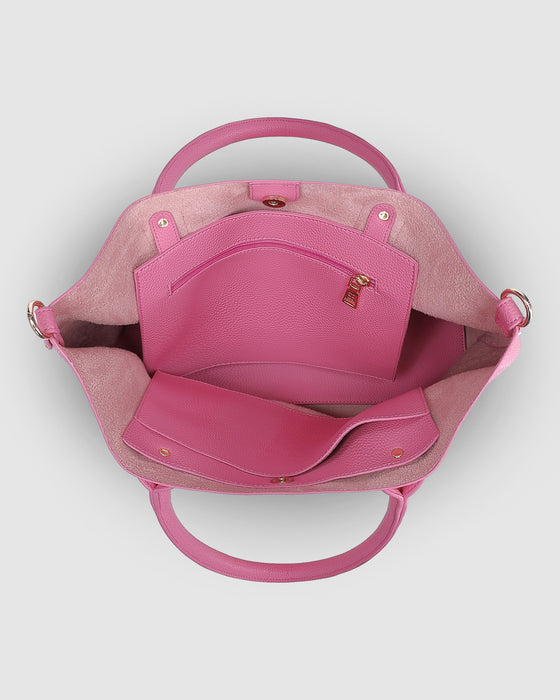 Portsea Tote Bag, Lipstick Pink