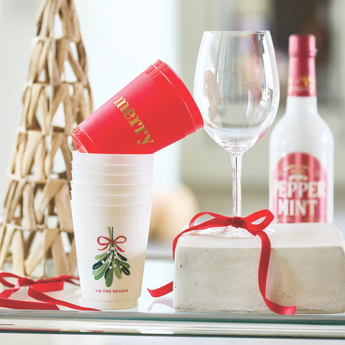 Frosted Cups, Merry