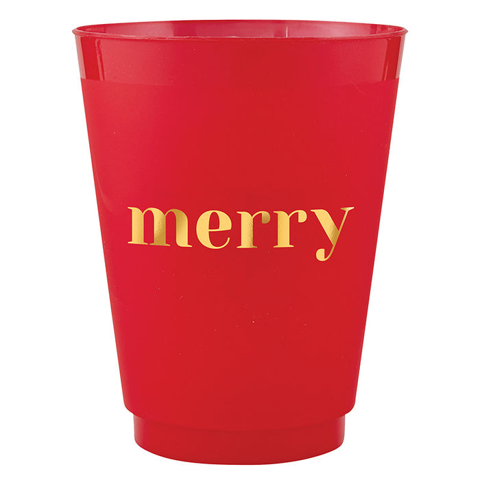 Frosted Cups, Merry