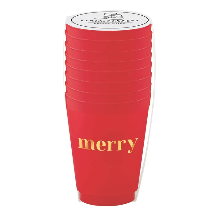 Frosted Cups, Merry