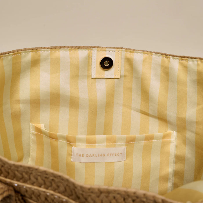 Straw & Sun Tote, Sea, Sand, Sun