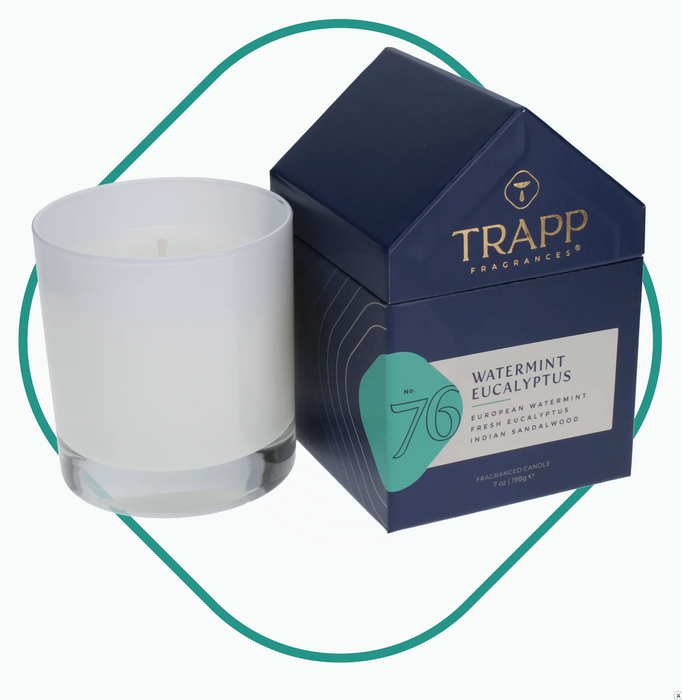 Trapp Candle in House Box, Watermint Eucalyptus