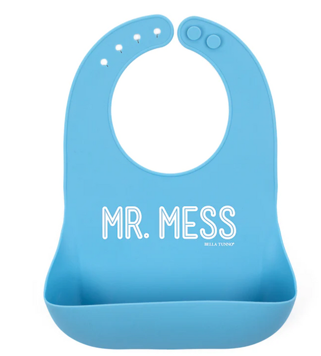 Wonder Bib, Mr. Mess, Cobalt