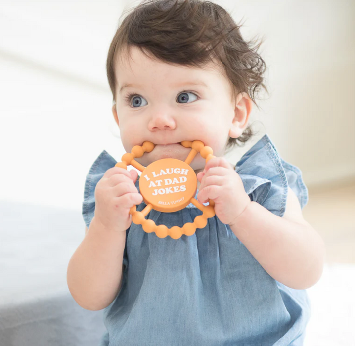 Teether, I Laugh at Dad Jokes, Apricot