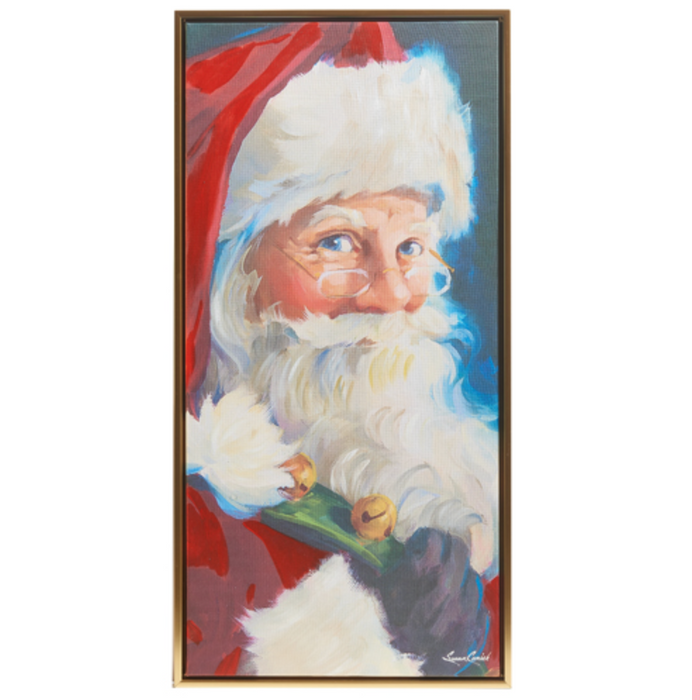 Framed Wall Art, Santa Portrait
