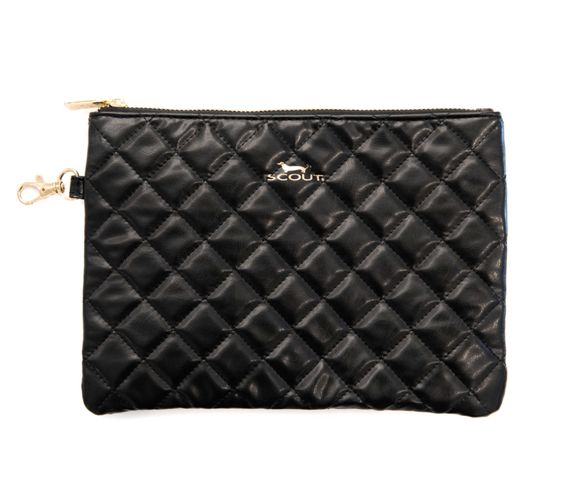 Scout Pouch Perfect, Midi Quilted Black