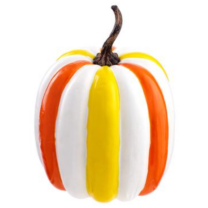 Candy Corn Striped Pumpkin