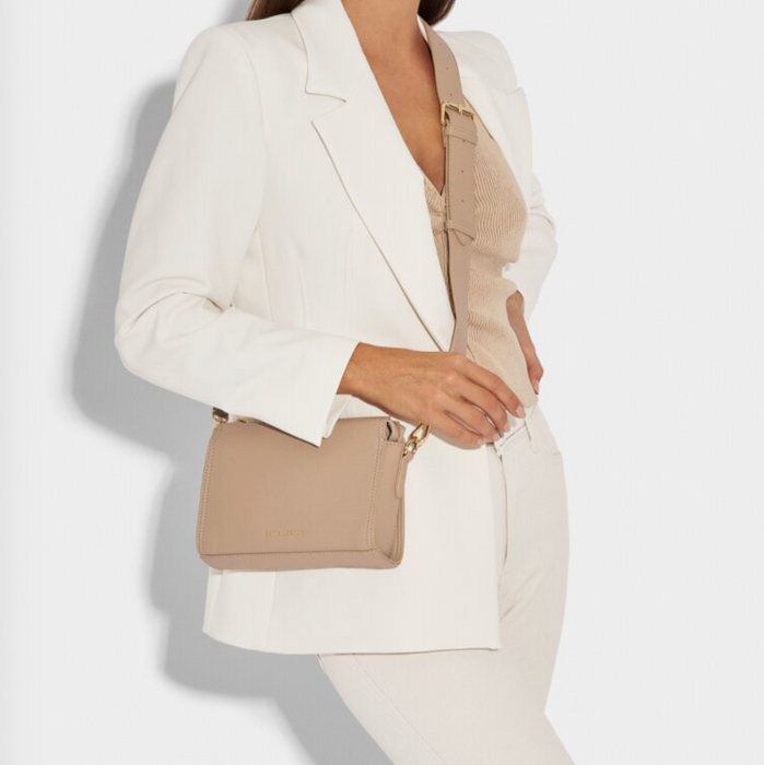 Zana Crossbody Bag, Soft Tan