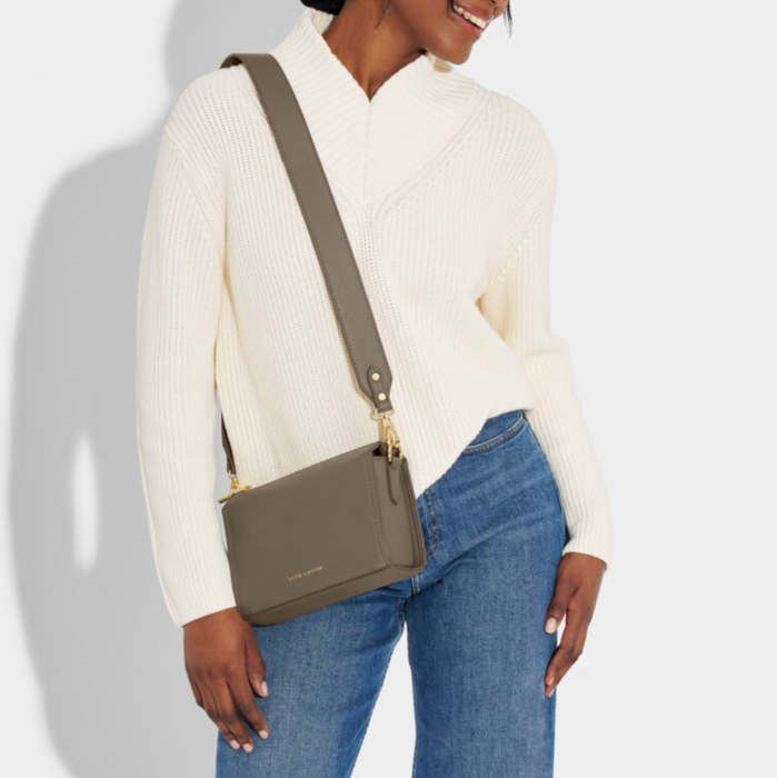 Zana Crossbody Bag, Mink