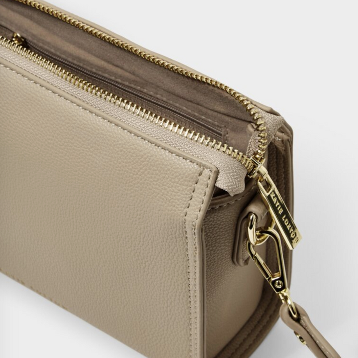 Zana Crossbody Bag, Light Taupe
