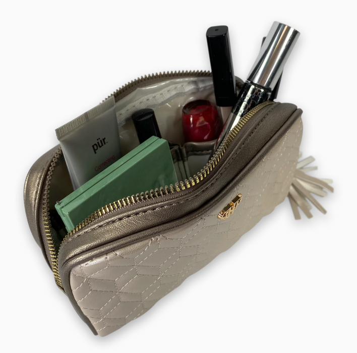 Small Makeup Case, Natural Luster