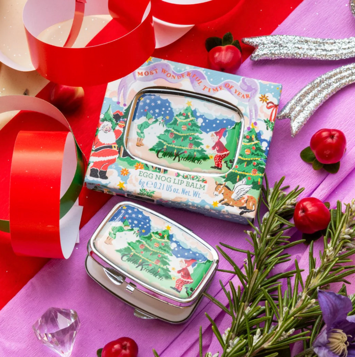 Mirror Compact Lip Balm, Christmas Legends