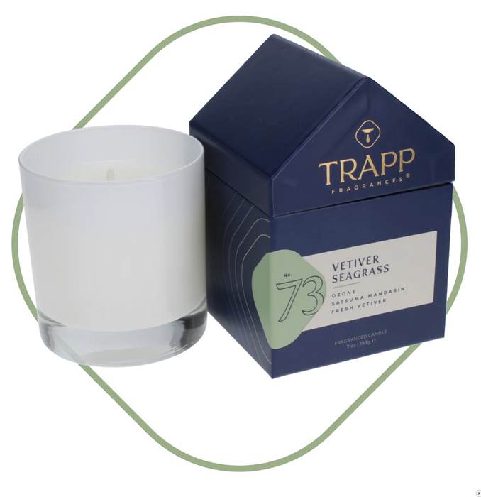 Trapp Candle in House Box, Vetiver Seagrass