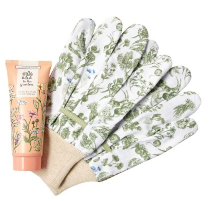 In the Garden Gloves and Hand Cream Set