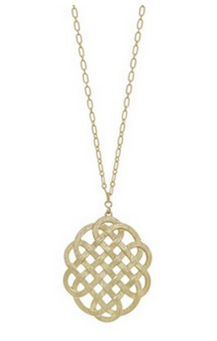 Necklace, Dice Gold