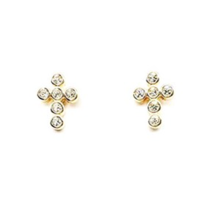 Earrings, Vince Gold