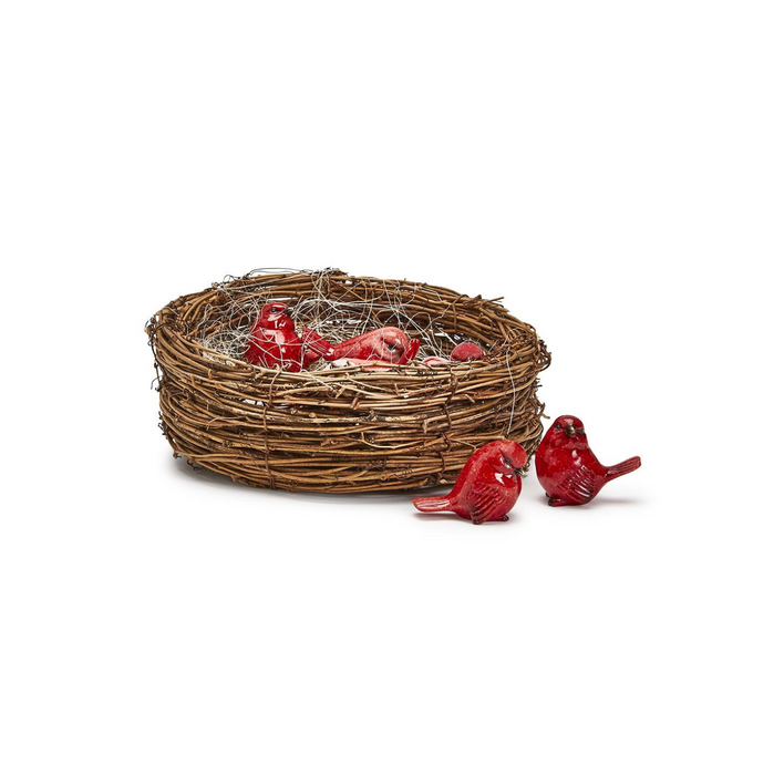 Hand Painted Red Cardinal