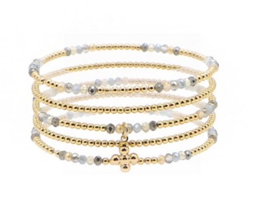 Bracelet, Gabe, Gray Multi