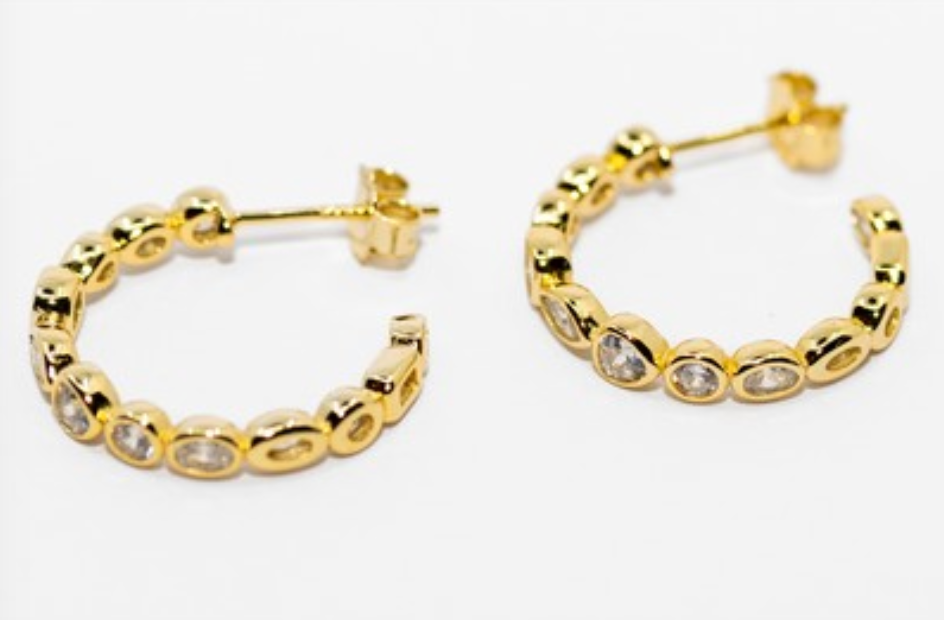 Earrings, Tango Gold