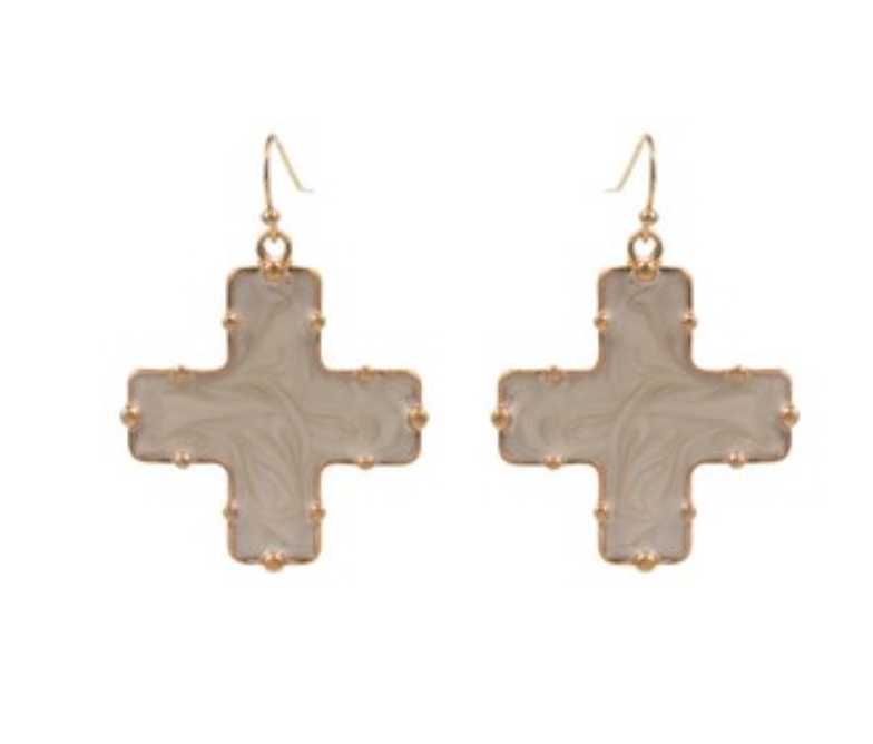 Earrings, Virdie White