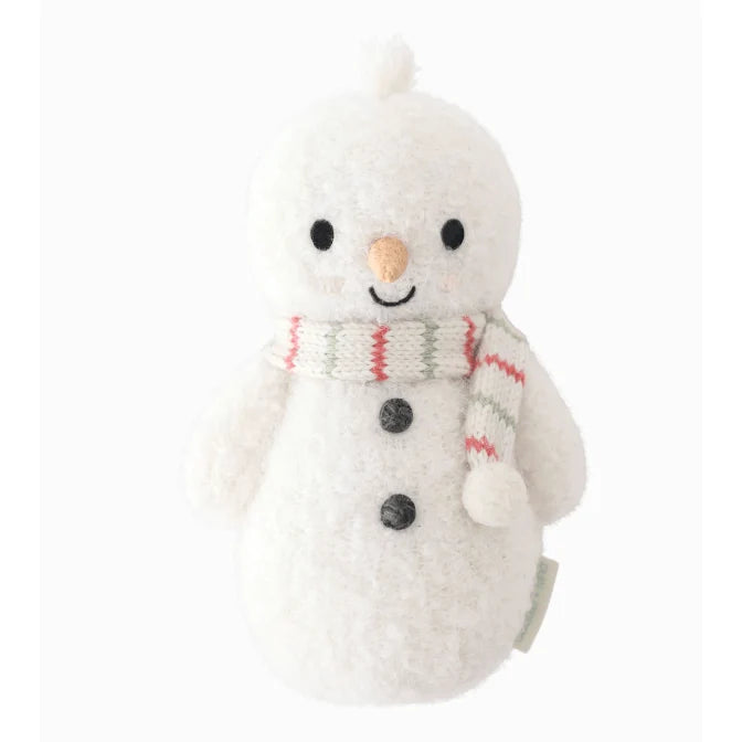 Cuddle + Kind Baby Snowman, Peppermint Stripe