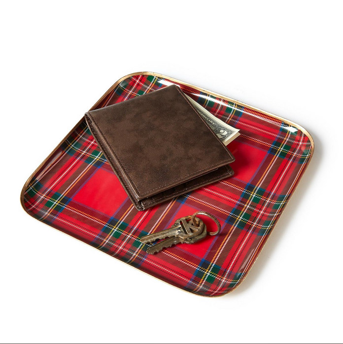 Tartan Metal Trays, 4 Styles