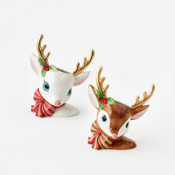 Reindeer Planter, 2 Styles