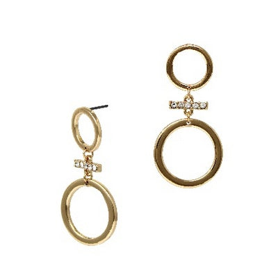 Earrings, Ula, Gold