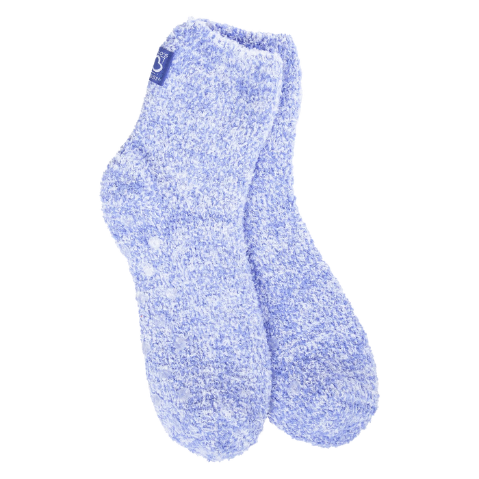 Cozy Gripper Socks, Periwinkle