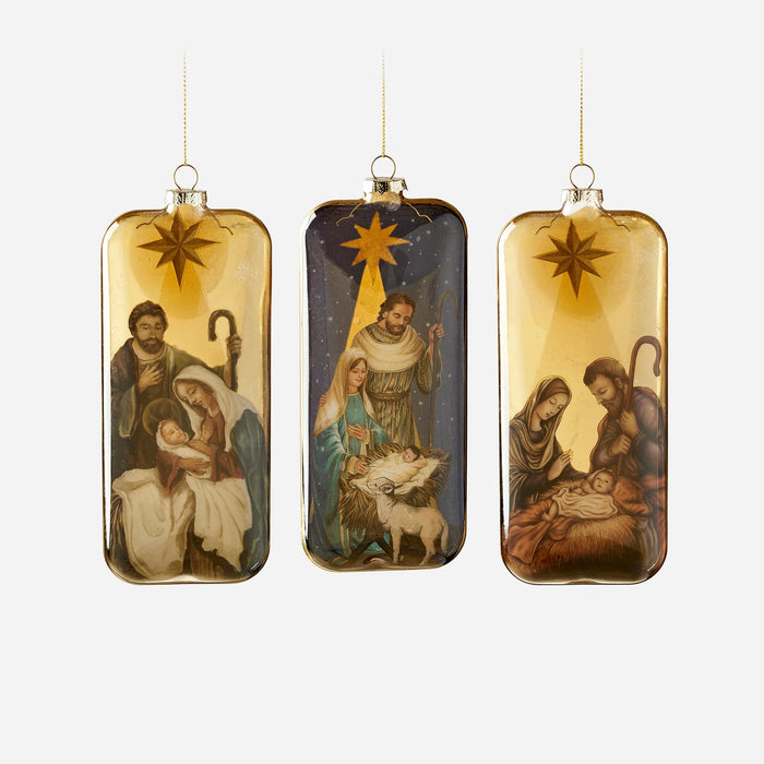Nativity Ornament, 3 Styles