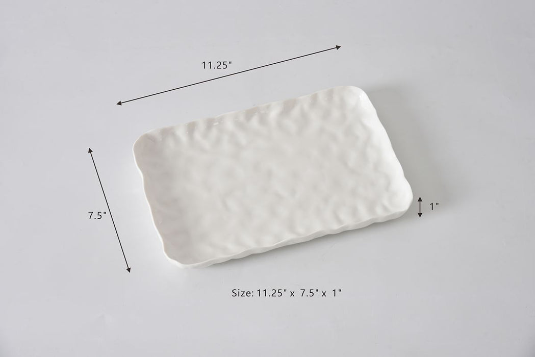 Pampa Bay Small Platter, White