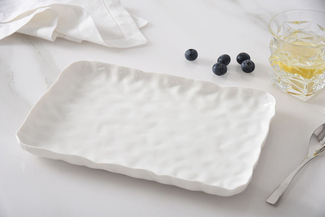 Pampa Bay Small Platter, White