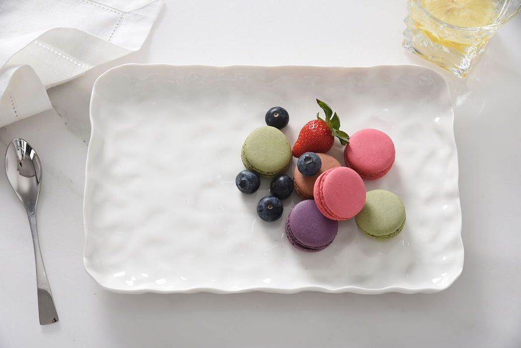 Pampa Bay Small Platter, White