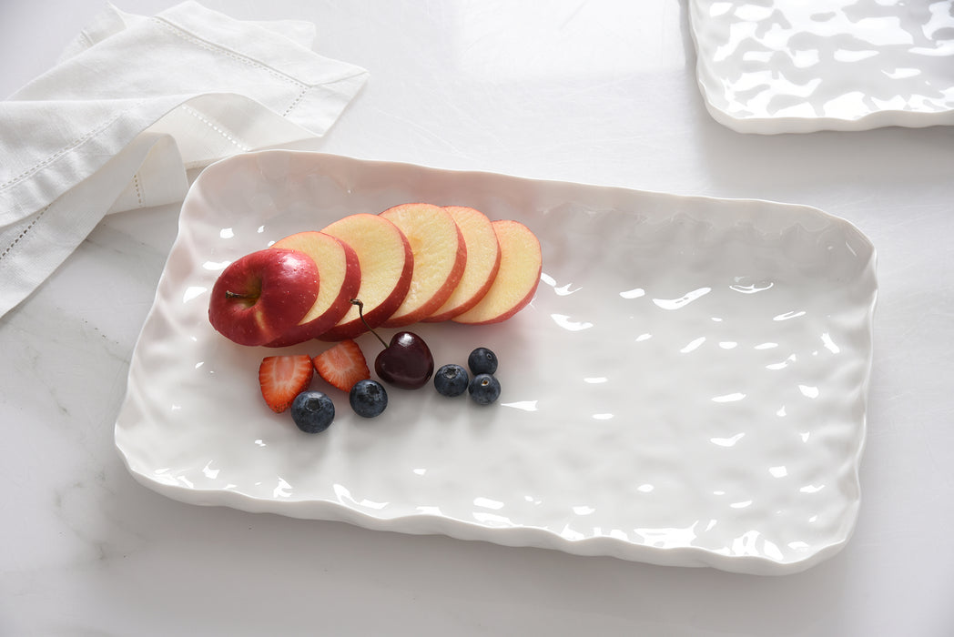 Pampa Bay Medium Platter, White