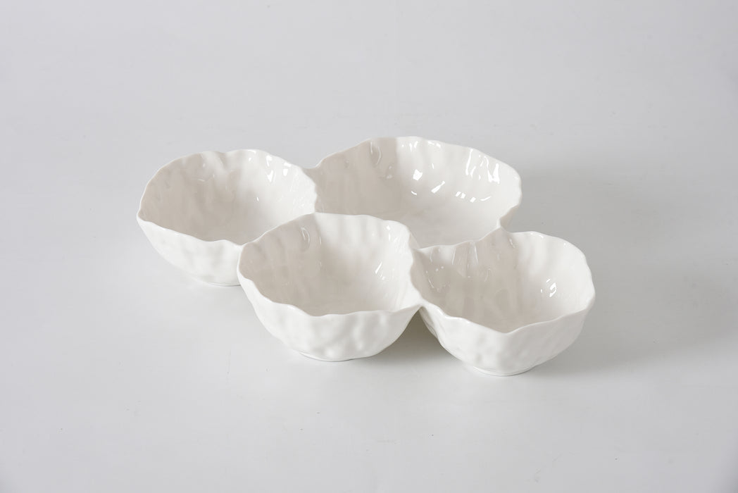 Pampa Bay 4 Section Server, White