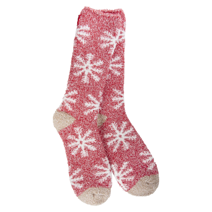 Cozy Crew Socks, Snowflakes