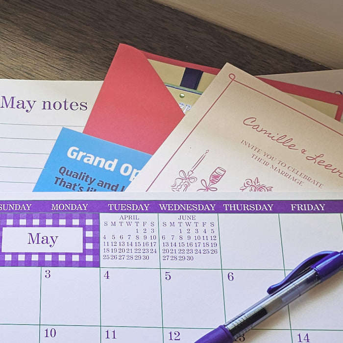Pocket the Date Calendar, 2027