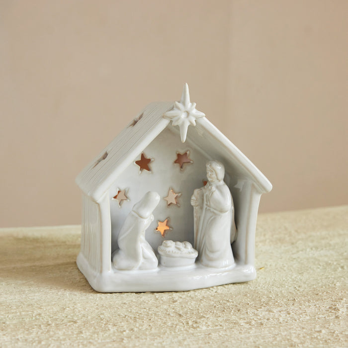 Holy Family Tealight Holder