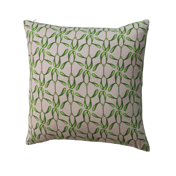 Throw Pillow, Square Linen Printed & Patterned Cotton Back