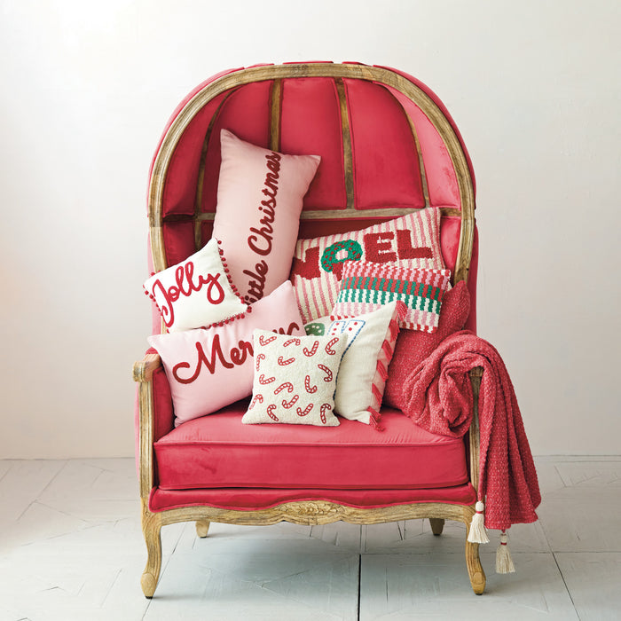 Lumbar Pillow with Tufted "Merry"