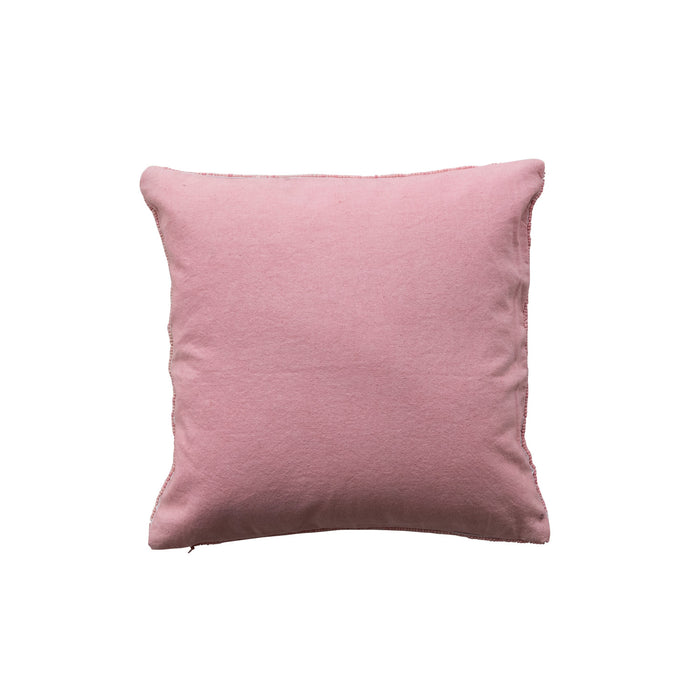 Throw Pillow, Glass Beaded Fabric with Bow
