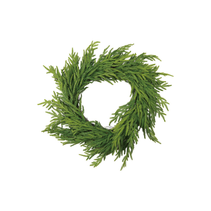Faux Fir Wreath, 22" Round