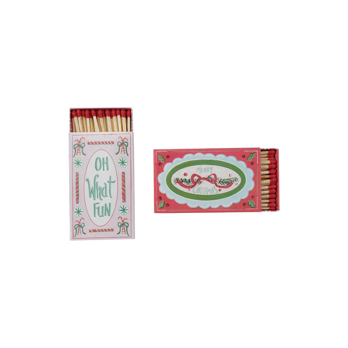 Safety Matchbox, Holiday Design, 2 Styles