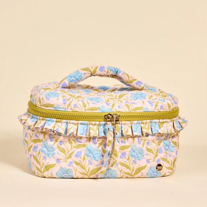 Glam & Go Quilted Bag, Poppin Petals Aqua