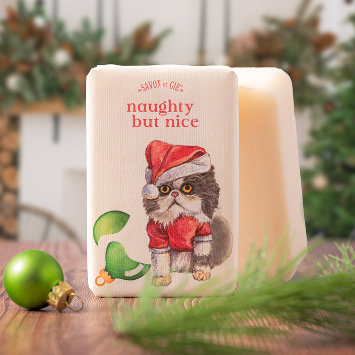 Festive Holiday Soap-Naughty but Nice. Winter Fig 7oz | 200g